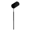 Espejo Pestañas Acero Inoxidable Ajustable Grande 6x4cm Negro