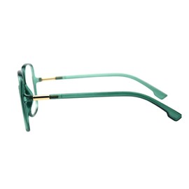 Shiratori Woman's New Retro Blue Light Blocking Glasses Oversized Nerd Eyeglasses Frame Anti Blue Ray Computer Game Glasses Green
