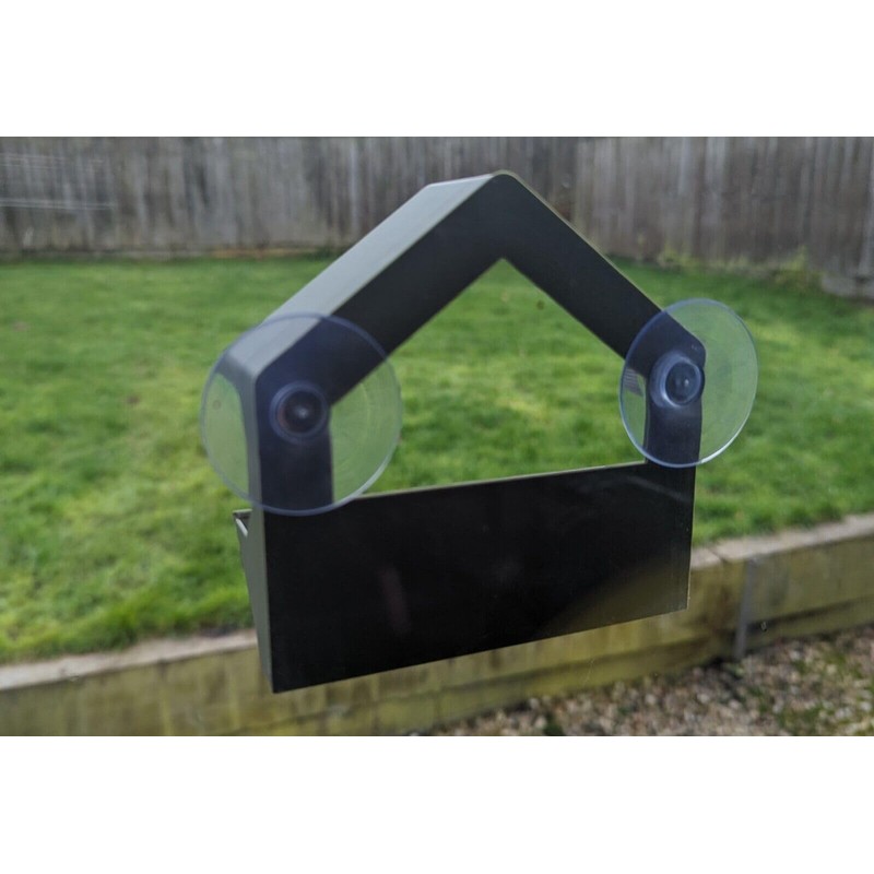 Small lightweight window mounted bird Feeder station with strong suction