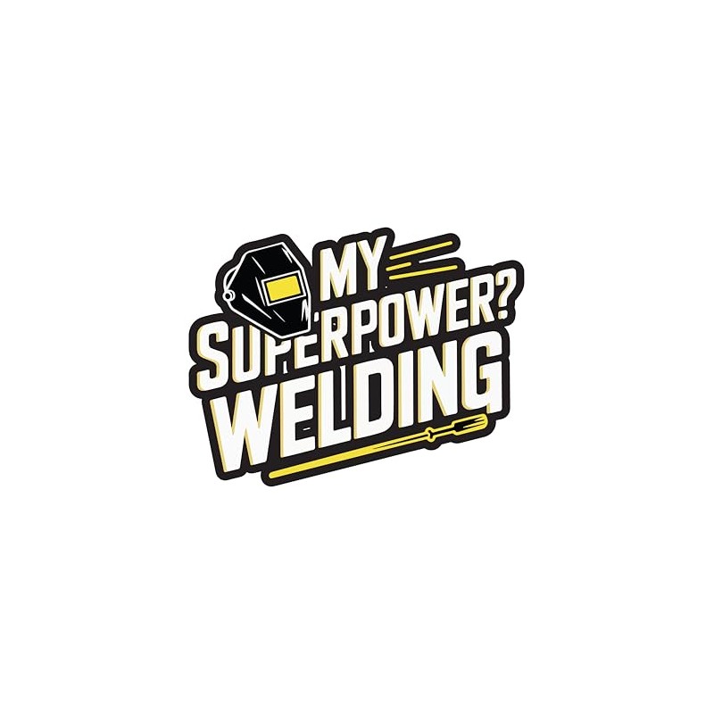 Welder Sticker, 4 in - Welding Decal for Welder, Ironworker,