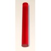 1 1/2" Diameter x 12" Long Nominal Clear RED Translucent