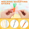 Tivcck 1000 PCS Wax Craft Sticks,Bendable Sticky Wax Yarn Sticks,Reusable