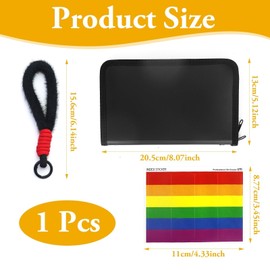 Fächermappe für A6, Fächermappe Datei Organizer mit Reißverschluss Ordnungsmappe 13 Fächern Dokumentenmappe für Schecks Rechnungen Quittungen Tickets