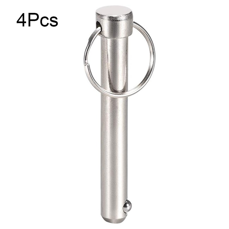 TA-VIGOR 4Pcs Quick Release Pins, 10mm Dia 70mm Length Bimini