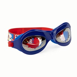 Bling 2O Marvelous Super Dude Navy/Red Children's Adjustable Anti-Fog UV Protection Swimming Goggles