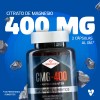 Citrato De Magnesio Vitamínik Cmg-400 60 Cápsulas Sin Sabor
