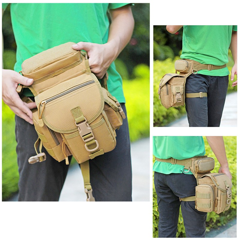 Drop Leg Bag Waterproof Thigh Waist Packs Pouch for Traveling