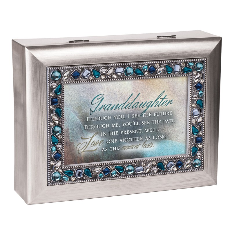 Cottage Garden Granddaughter See Future Through You Silvertone Jeweled Music
