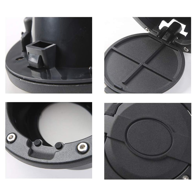 JeCar Tapa de gas de aluminio para puerta de llenado