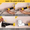 YEAHOME Heavy Duty Hammer Tacker with 6000 T50 Staples of