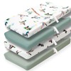 4 Pack Mallard Duck Baby Changing Pad Covers Neutral Unisex
