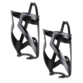 2 Pack Bike Water Bottle Holder - Lamicall Lightweight & Sturdy Bike Cup Holder, Bicycle Drink Cage, Cycling Bike Water Bottle Cage with Screw Tool
