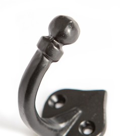 Hammer and Tongs - Arrow Head Hook - W35mm x H40mm - Black - Pack of 10