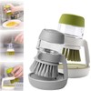 2 PCS Multifunctional Press Cleaning Brush, Kitchen Cleaning Brush with