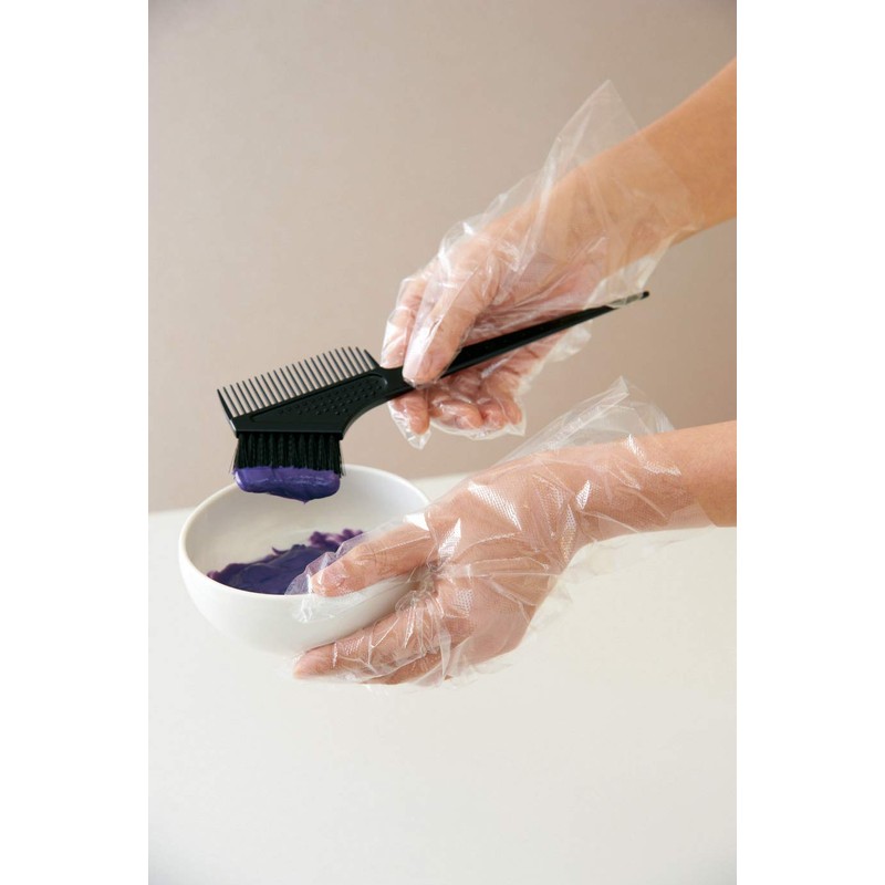Polyethylene Gloves, Embossed Exterior, 100 Pieces, Medium