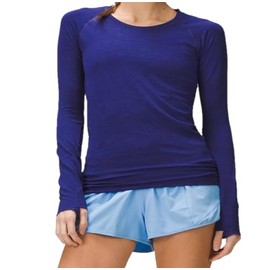lululemon Swiftly Tech Long Sleeve Crew (Cerulean Blue, 12)