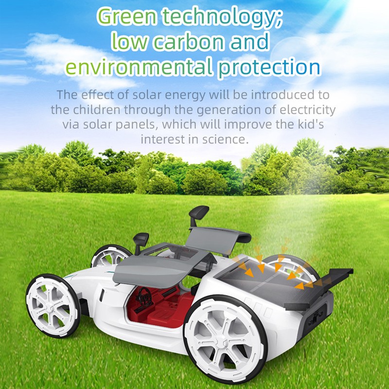 Solar Toys Car Kits for Children Kids Science Education Self