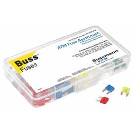 Bussmann CDY10TRY-ATM Automotive ATM Fuse Assortment Tray - 10 Cavity, 80 Fuses, 1 Pack
