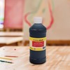 School Smart Washable Finger Paint, Black, 1 Pint Bottle