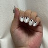 CHOK: 03 Lucky magnetic nail Handmade nail tip - Almond