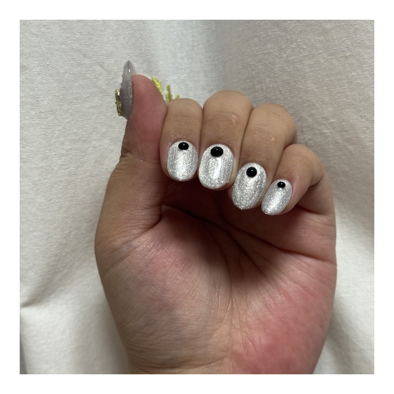 CHOK: 03 Lucky magnetic nail Handmade nail tip - Almond