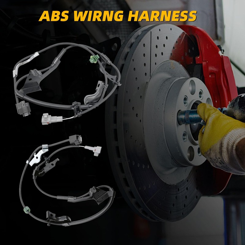Front Left Right ABS Sensor Wire Wiring Harness Compatible with