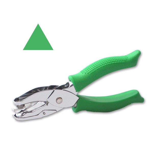 1/4 Inch Triangle Hole Punch for Handmade DIY Craft Paper,