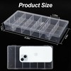 clear visible plastic storage box cosmetic tools storage box makeup