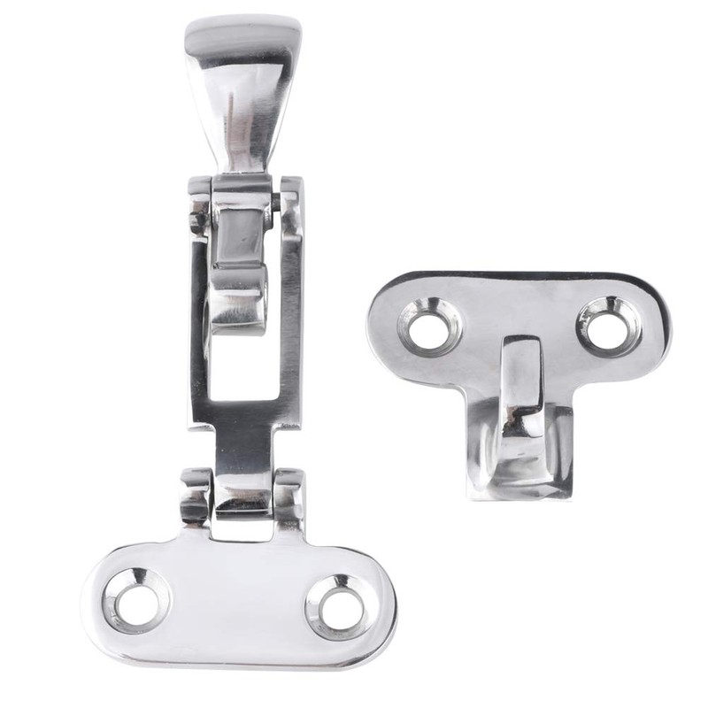 Marine 316 Stainless Steel Anti-Rattle Lockable Hatch,Hold Down Clamp Latch,Marine