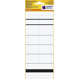 Avery Zweckform L4800 Security Filing Labels 192 x 38 mm, 5 Blatt/10 Etiketten White