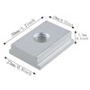 T-Track Slider MEETOOT 4pcs Silver Aluminum Alloy M8 T Slot