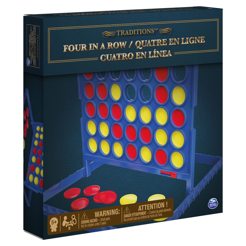 Spin Master Cardinal, Juego de Mesa Cuatro en Línea para