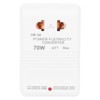 70W Power Converter to Dual Channel Transformer Adapter for Travel
