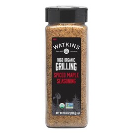Watkin's Organic Premium Grilling Spiced Maple Seasoning, 10.6 oz