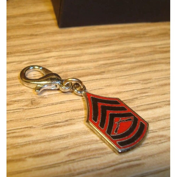 USMC Marine E-7 Gunnery Sgt NCO Rank Insignia Charm w/Clasp