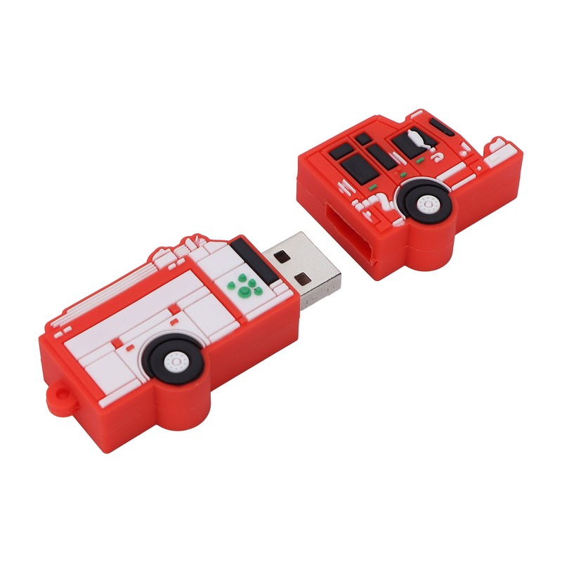 Flash Drive Cute Cartoon Car Compatible Storage Optional USB Thumb