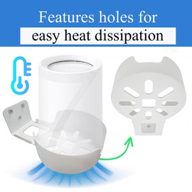 Wall Mount for Deco WiFi 7 Router, Compatible with Deco BE63/BE65/BE67/BE68/BE10000/BE11000/BE14000 Mesh Wi-Fi 7 System, Space-Saving Router Holder with Cable Management (Clean-1pack, White)