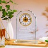 YWHL 65th Wedding Anniversary Quartz Clock Gifts for Parents Grandparents,