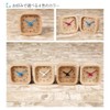 KATOMOKU mini clock horn blue tree beach km-25