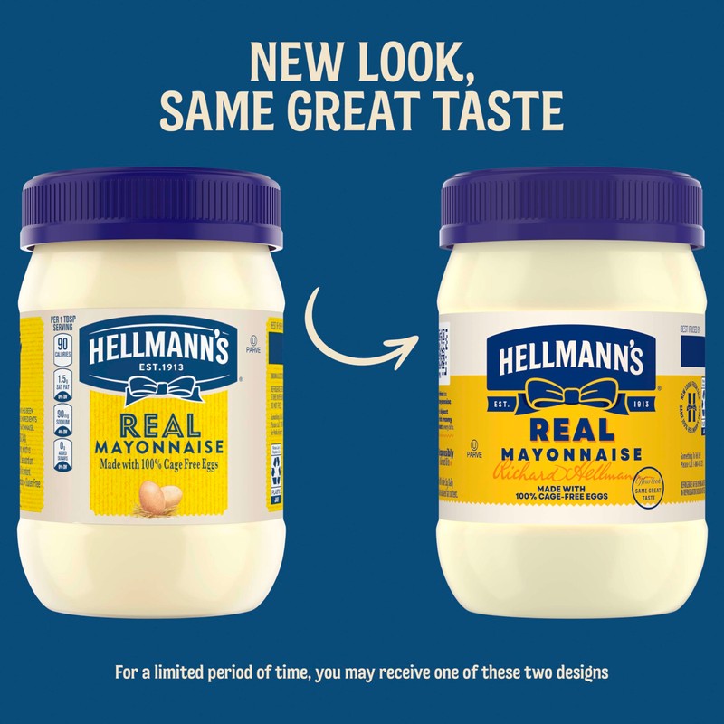Hellmann's Real Mayonnaise Real Mayo For a Creamy Sandwich Spread