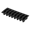 Premier Housewares 8-Moustache Ice Cube Tray - Black