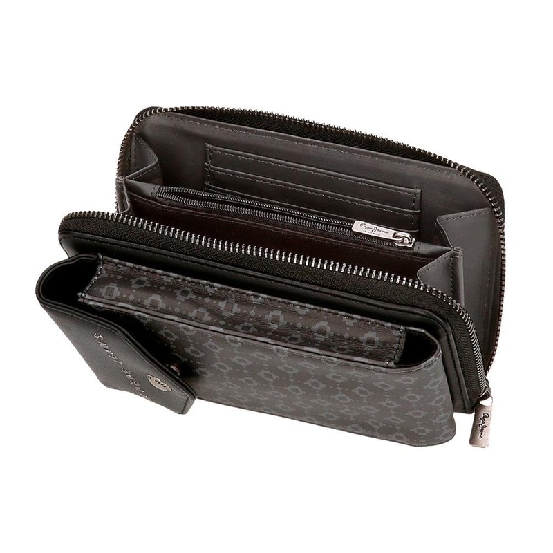 Pepe Jeans Bethany Faux Leather Wallets and Wallets Black Green