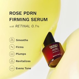 haruharu Wonder Rose PDRN - Suero reafirmante con retina al 0.1%, mejora el colágeno, rosa búlgara, minimiza líneas finas y arrugas, para pieles sensi