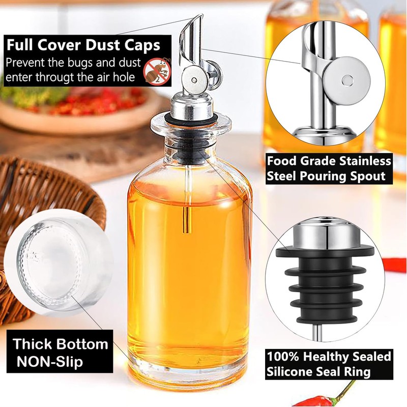 Pafusne - Dispensador de aceite de oliva para cocina (vertedores
