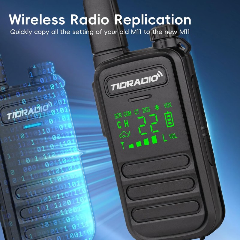 TIDRADIO TD-M11 Walkie Talkies Waterproof IP67 Long Range FRS Two-Way