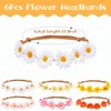 12Pcs Hippie Boho Flower Sunglasses Headbands Costume Set 60s Festival