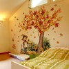 MIrabuy Large Fall Harvest Wall Decals, Autumn Tree with Sunflowers