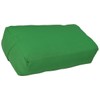 YogaAccessories Supportive Rectangular Cotton Yoga Bolster - Green