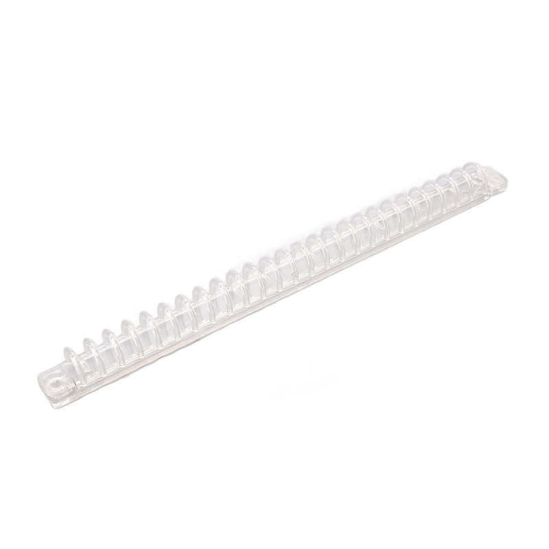 10Pcs Binding Spines Plastic Comb Spiral Coil 26 Holes 100