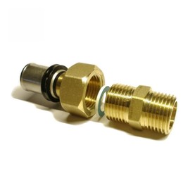 Sanpro Pressfitting Transition Fitting Male Thread, Size 20 x 2 - Thread 1/2 Inch